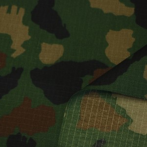Vojaška gozdna ripstop kamuflažna tkanina indijske vojske