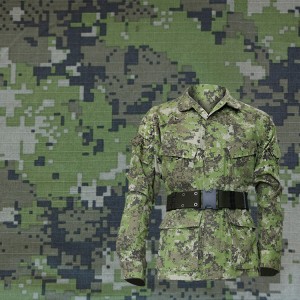 100%Cotton Green Digital Camouflage Army Military Fabric