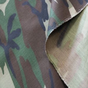 Poly/Cotton Waterproof Fabric Army Military Woodland Camouflage Fabrics