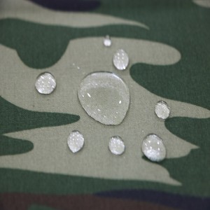 Poly/Cotton Waterproof Fabric Army Military Woodland Camouflage Fabrics