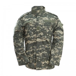 Grey ACU military tactical uniform