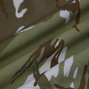 Poly/Cotton Twill Army Military Camouflage Fabrics For Police Uniforms