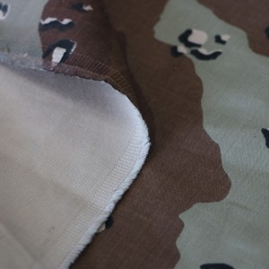 Army Military Sateen Fabric Desert Camouflage Fabric