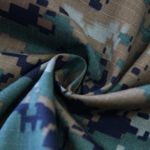 Tissu militaire en nylon et coton