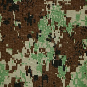 Digital camo fabric