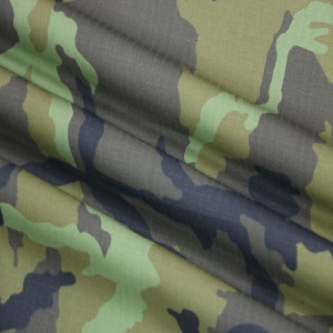 Anti Infrared Ripstop Military Camouflage Fabric For Czech Army