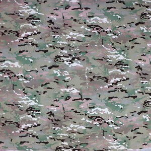 Woodland Camouflage Twill Fabric Army Military Uniform Fabrics