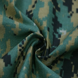 Army Digital Camouflage Fabric Ripstop Fabric For Military Uniforms