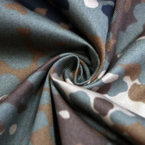 Poly/Cotton Twill Fabric Military Camouflage Fabric For Germany Army