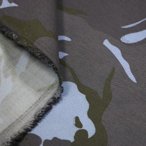 CVC 60/40 Twill Fabrics Military Navy Camouflage Fabrics For Army