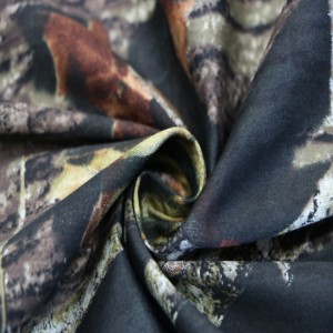 100%Cotton Pigment Printed Realtree Hunting Camouflage Fabric For Army