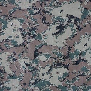 100%Cotton Army Digital Camouflage Fabric Ripstop Fabric For Police