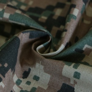 100%Cotton Army Digital Camouflage Fabric Ripstop Fabric For Police