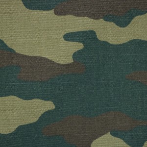 Poly/Cotton Ripstop Fabrics Army military Woodland Camouflage Fabric For Police