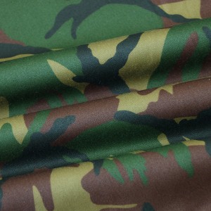 Polyester viscose military fabric