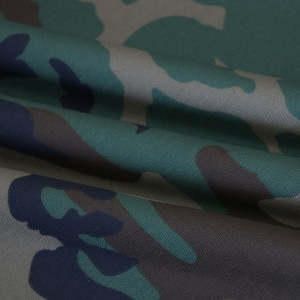 CVC60/40 Twill Fabric Army Military Camouflage Fabrics