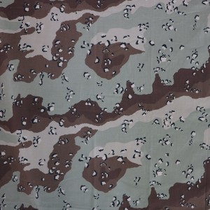 Army Military Sateen Fabric Desert Camouflage Fabric