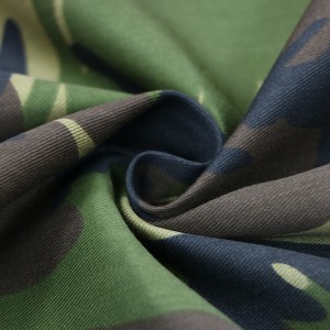 Anti-infrared Army Twill Camouflage Fabrics For Military Uniforms