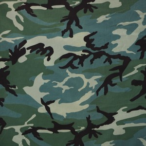CVC50/50 Ripstop Fabric Army Camouflage Fabric For Military Uniforms