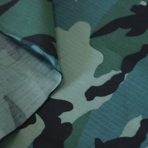 CVC50/50 Ripstop Fabric Army Camouflage Fabric For Military Uniforms