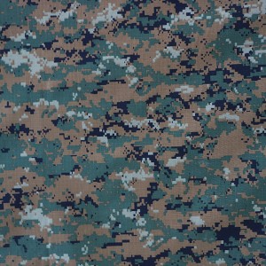 Tissu militaire en nylon et coton