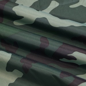 100%Polyester PVC Coated Woodland Camouflage Army Military Fabric