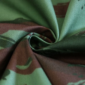 Custom Twill Camouflage Fabrics Military Uniform Fabric For Army