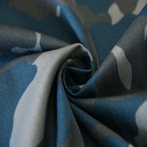 Polyamide/Cotton Navy Camouflage Fabric Military Uniform Fabrics For Nepal