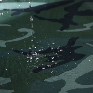 Water repellent military fabric