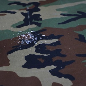 Waterproof army fabric
