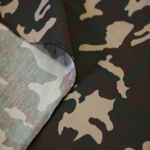 CVC50/50 Twill Fabric Army Camouflage Fabric For Military Uniforms