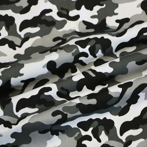 Snow camo fabric