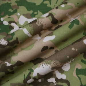 Tissu camouflage imprimé Ripstop Multicam