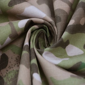 Tissu camouflage imprimé Ripstop Multicam