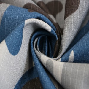 Ripstop Printing Army Camouflage Fabrics For Military Uniforms
