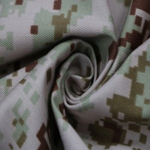Military Desert Digital Camo Printing Twill Fabrics For Army