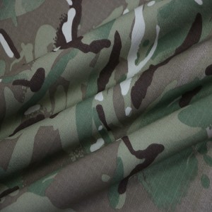 Poly/Cotton CP Multicam Camouflage Ripstop Fabrics For Army