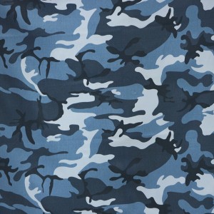 Blue military fabric for Senegal