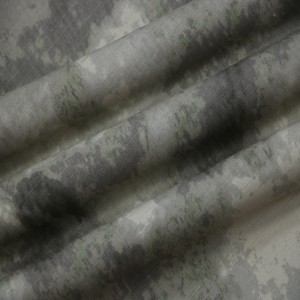 A-TACS Camo Printing Military Camouflage Fabrics Rau Tub Rog