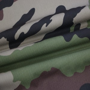 Poly/Cotton Army Fabric Custom Woodland Camouflage Military Fabric