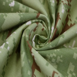Green digital camo fabric for Kuwait