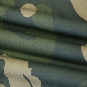 China Manufacturer Herringbone Camouflage Fabric Military Uniform Fabric