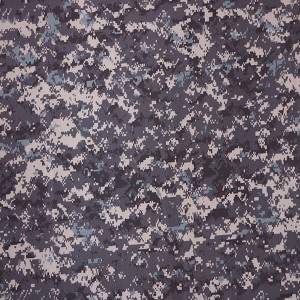 Grey digital camo fabric