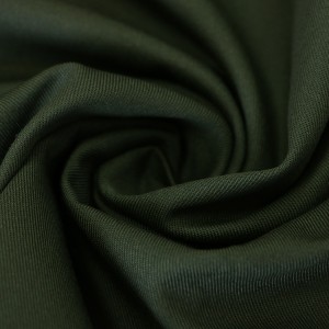 Poly/Cotton Jungle Green Twill Waterproof Fabrics For Suit Men
