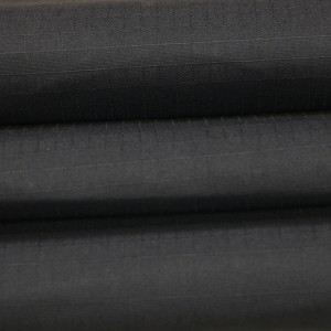 T/C 80/20 Ripstop Weave Black Uniform Fabrics For Workwear