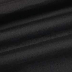 T/C 80/20 Ripstop Weave Black Uniform Fabrics For Workwear