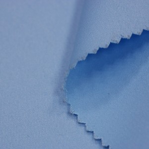 China Supplier Light Blue Polyester Fabrics For Workwears