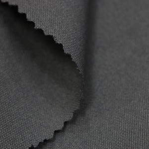 100%Polyester Dark Gray Plain Uniform Fabric For Workwear