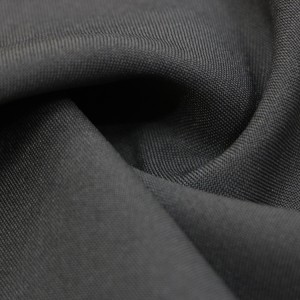 100%Polyester Dark Gray Plain Uniform Fabric For Workwear
