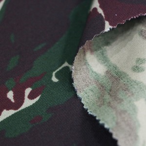 Poli/Pambıq Kamuflaj Çaplı Parça Twill Ordu Parçası